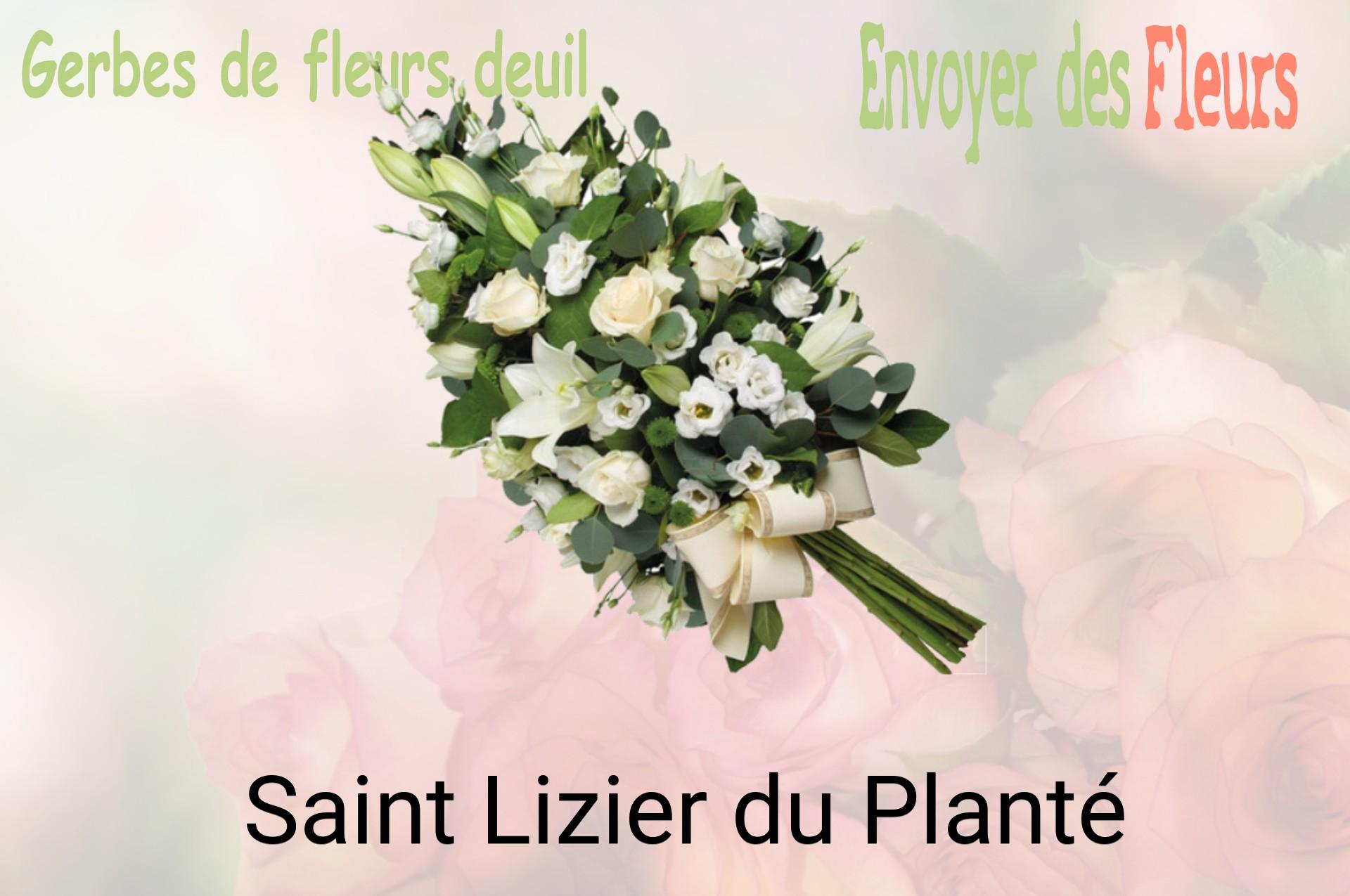Gerbe de fleurs de deuil livrée à Saint-Lizier-du-Planté